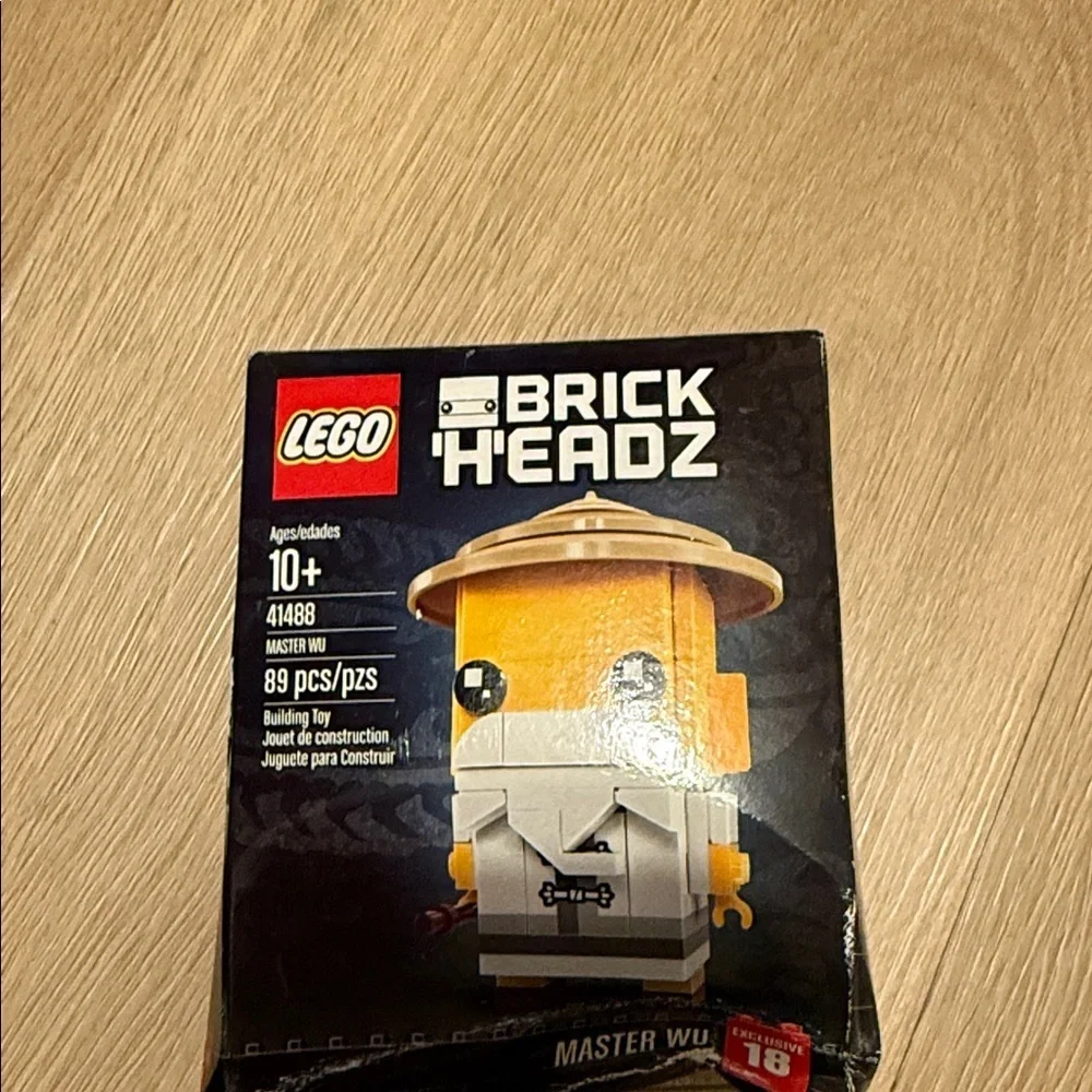 Lego Brick Headz ninjago Master Wu set 41488 new in sealed box 89 pieces rare